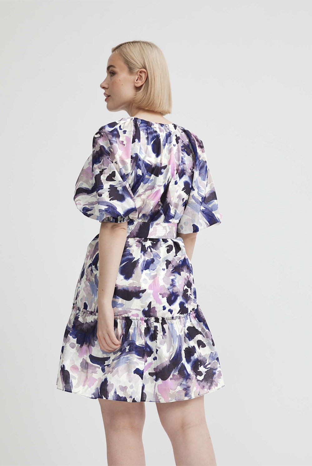 Print Raglan Dress