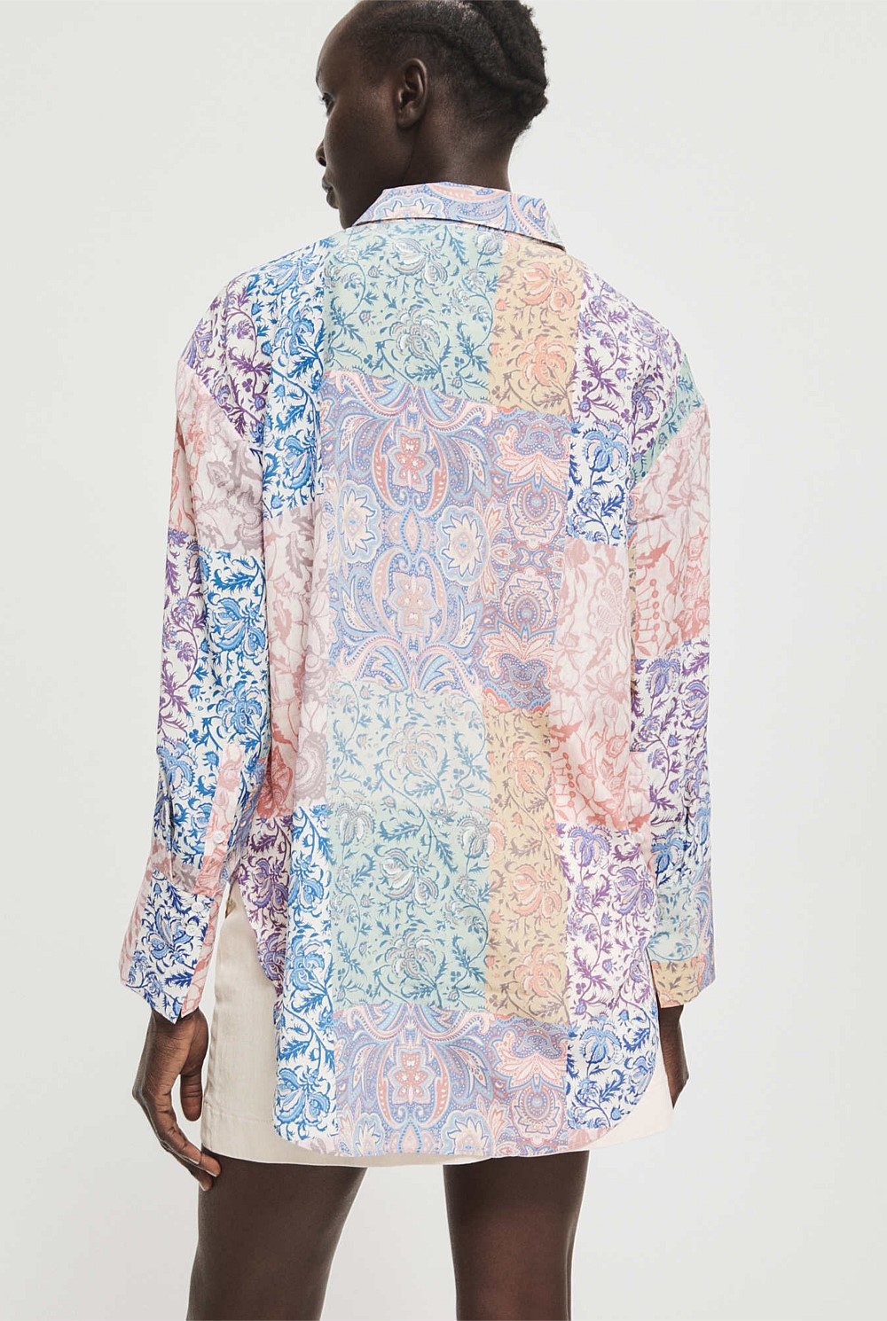 Print Silk Shirt