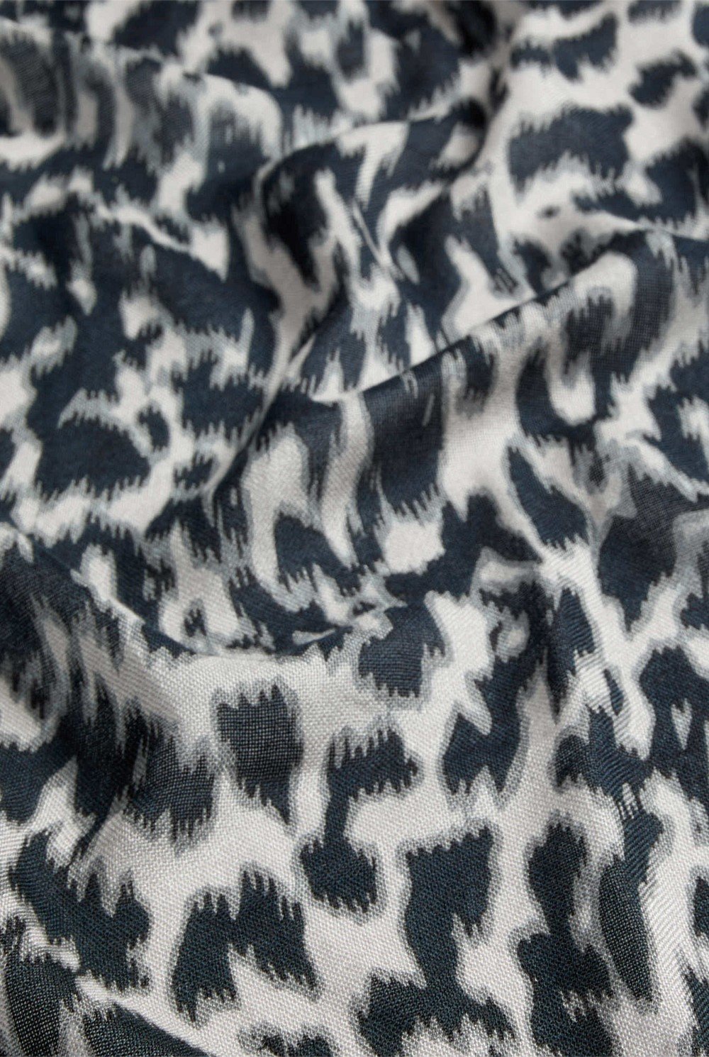 Wool Blend Ocelot Scarf