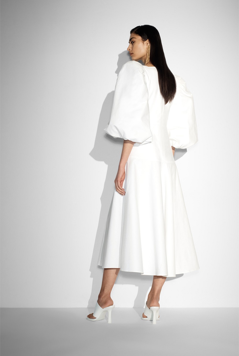 Volume Sleeve Dress