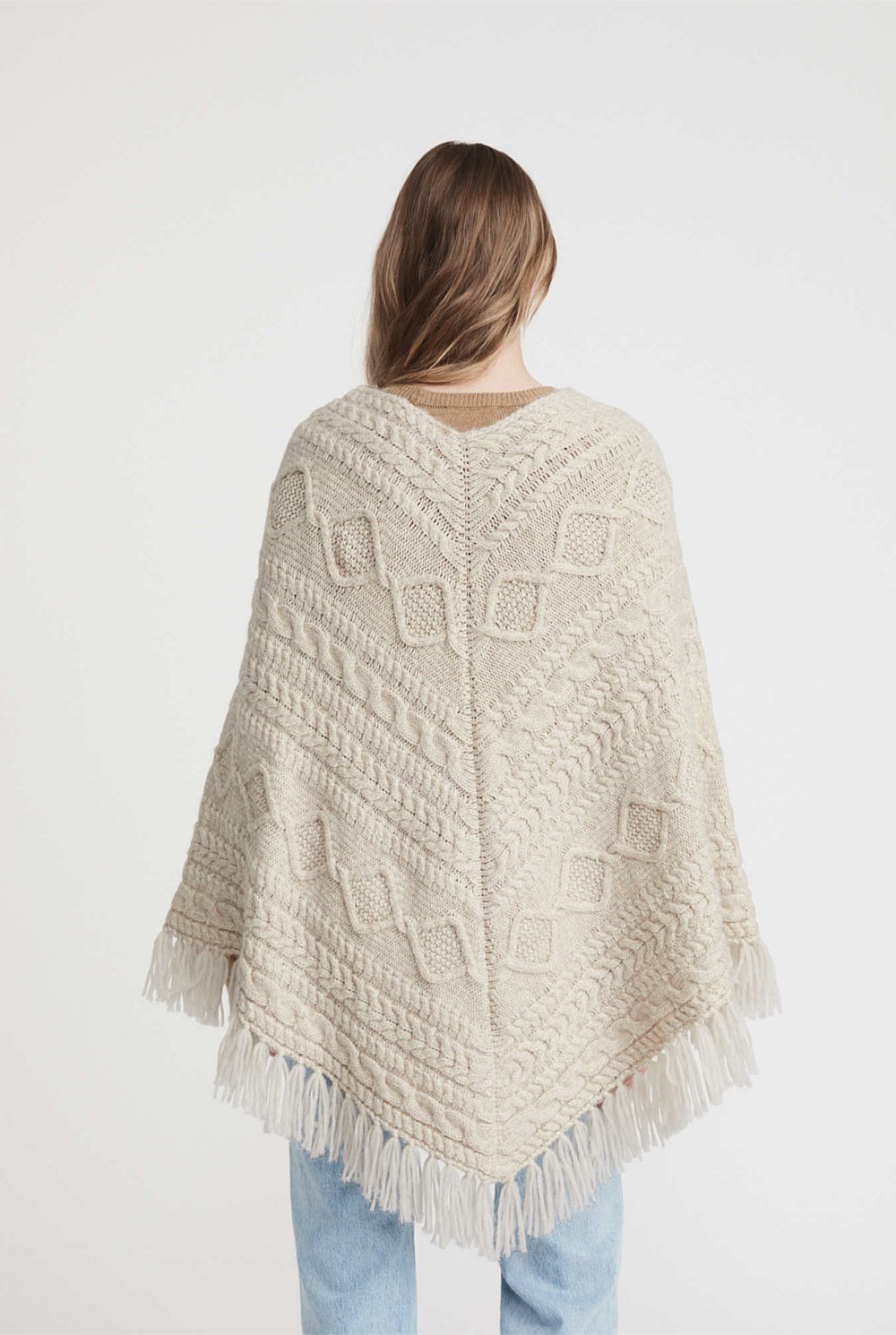 Luxe Cable Poncho