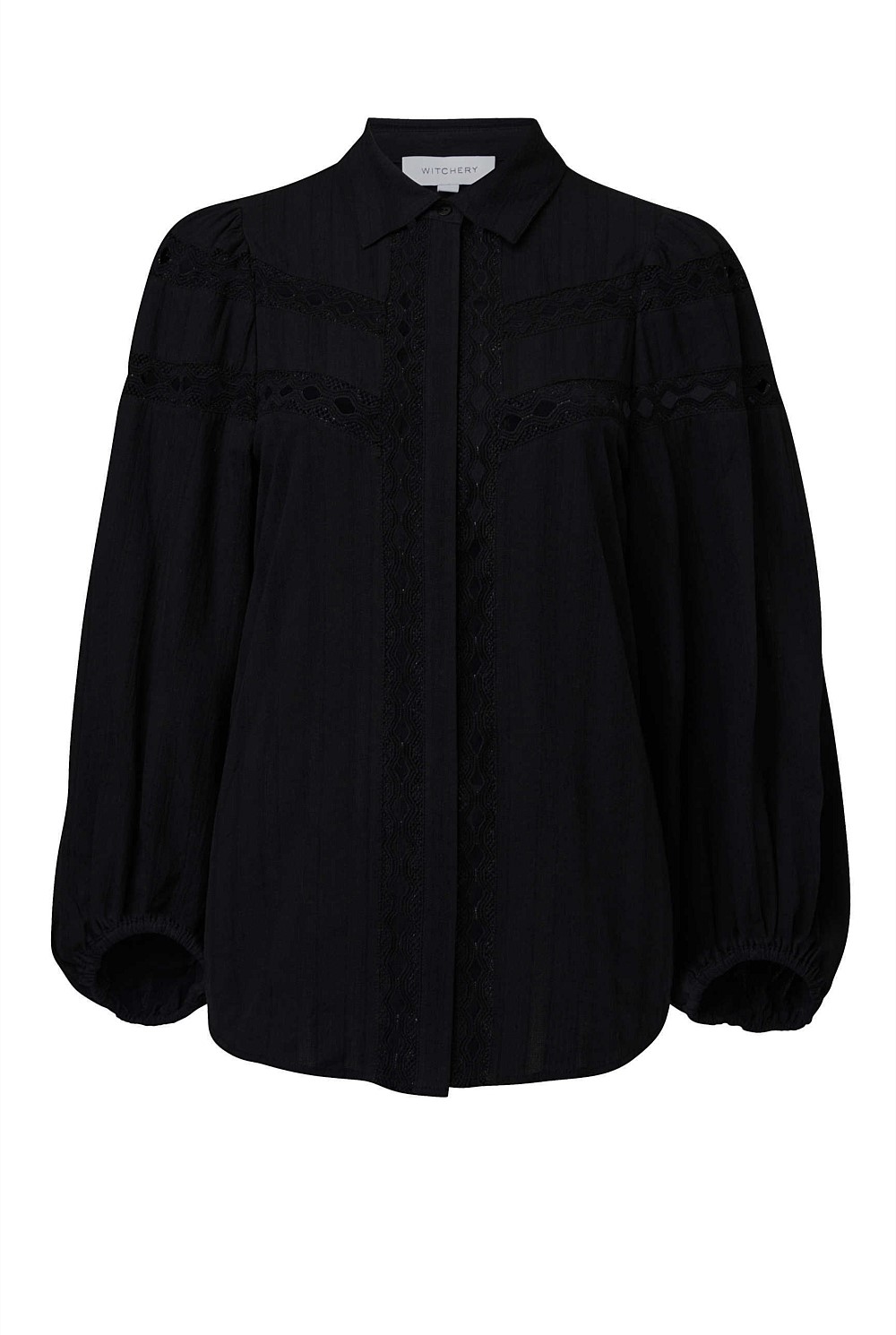 Lace Trim Blouse