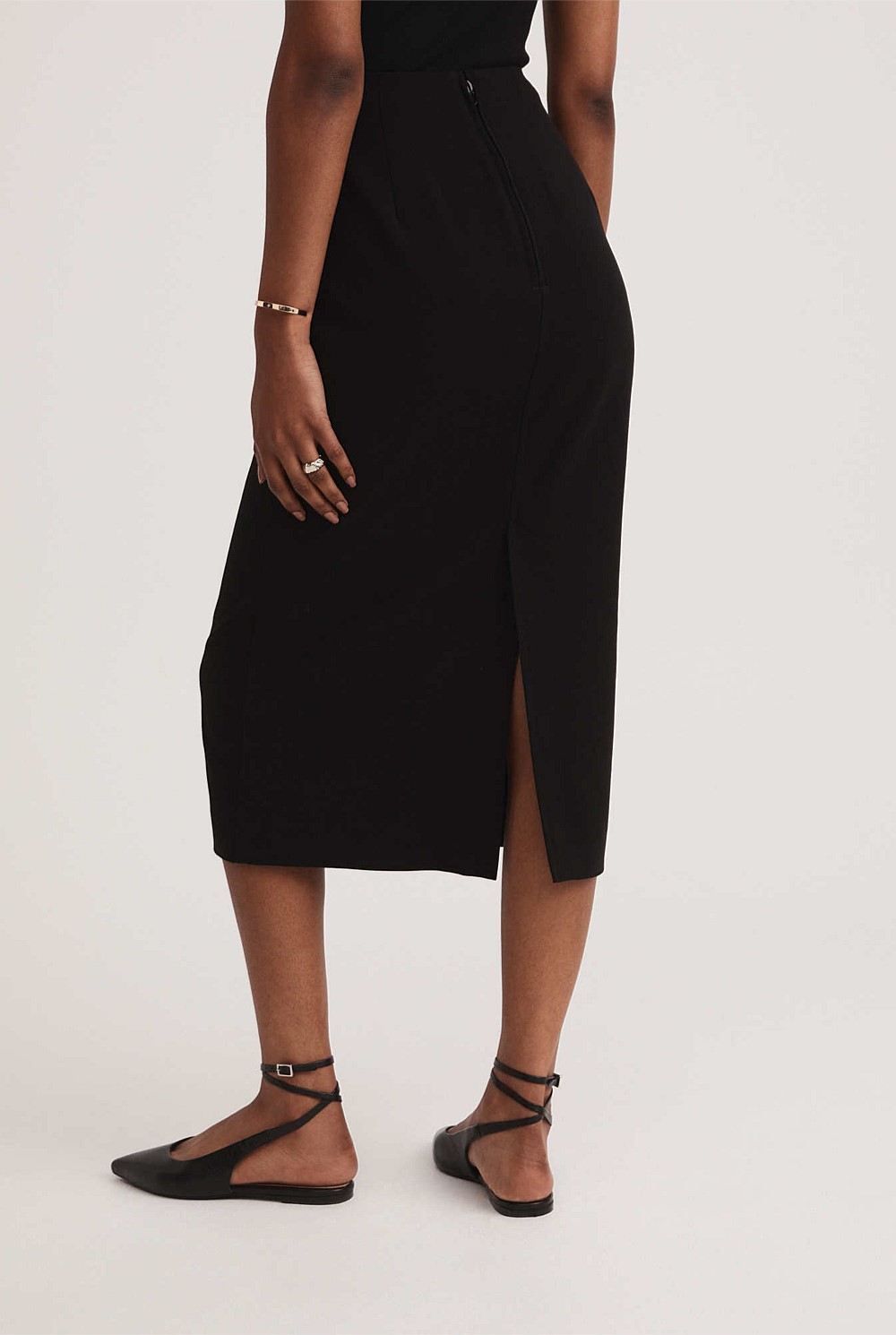 Seam Detail Pencil Skirt