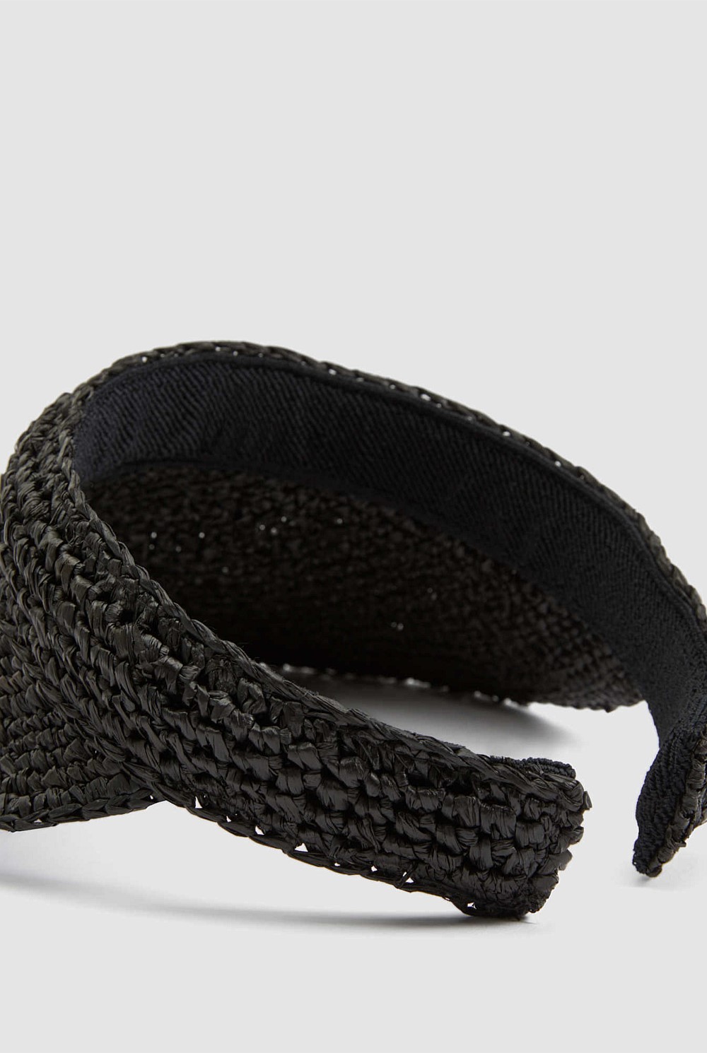 Raffia Braid Visor