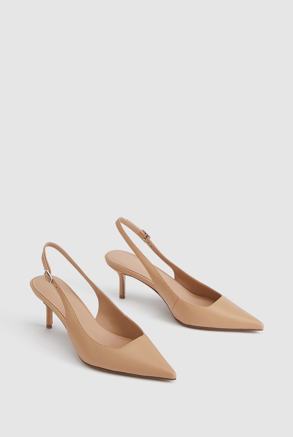 Slingback Leather 65mm Heel