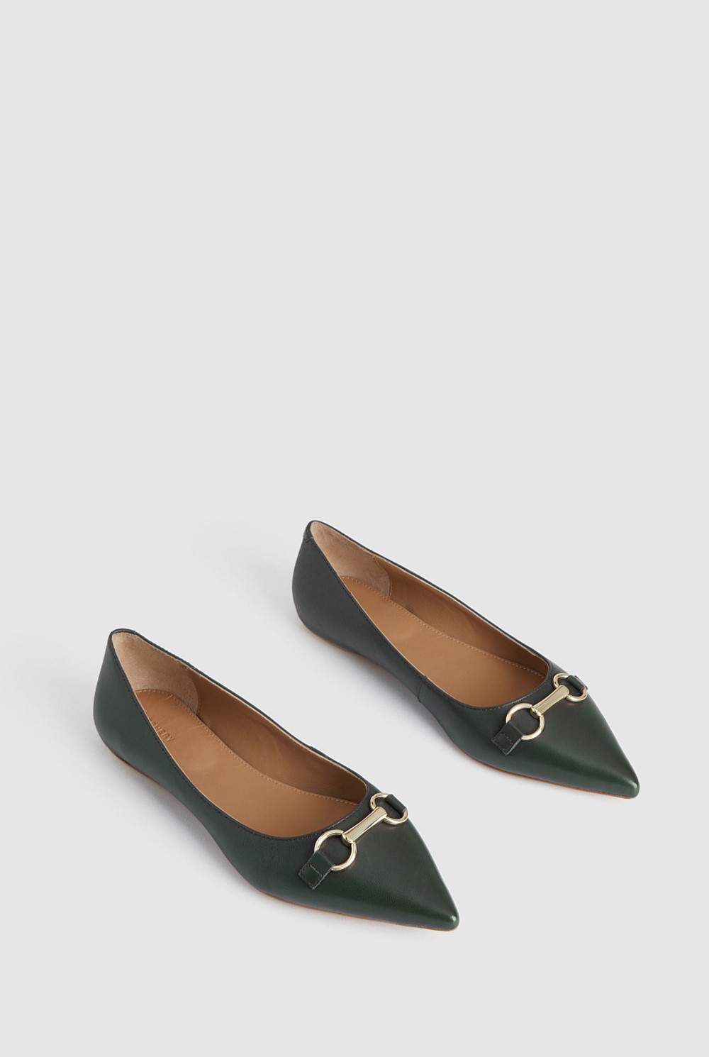 Snaffle Leather Pointed Flat