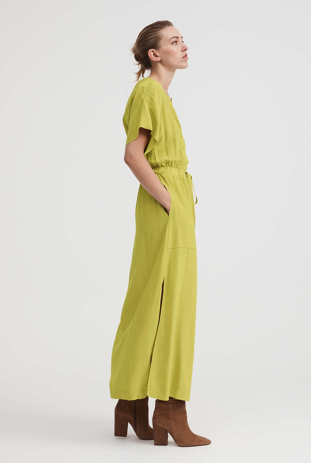 Modern Maxi Shirt Dress