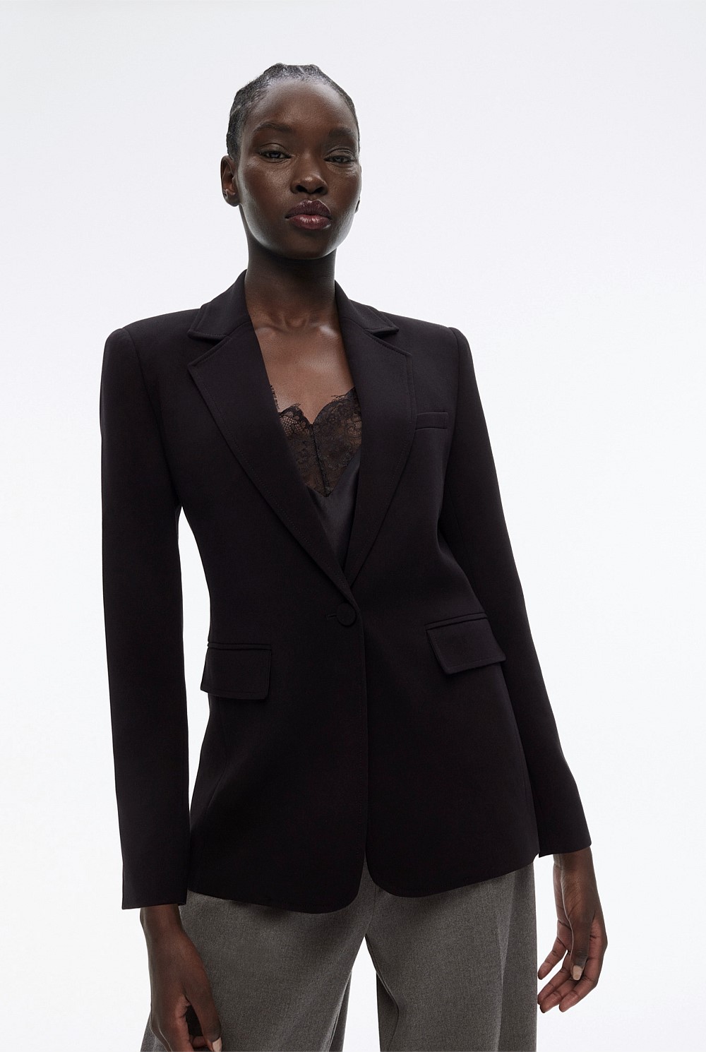 Classic Single-Breasted Blazer