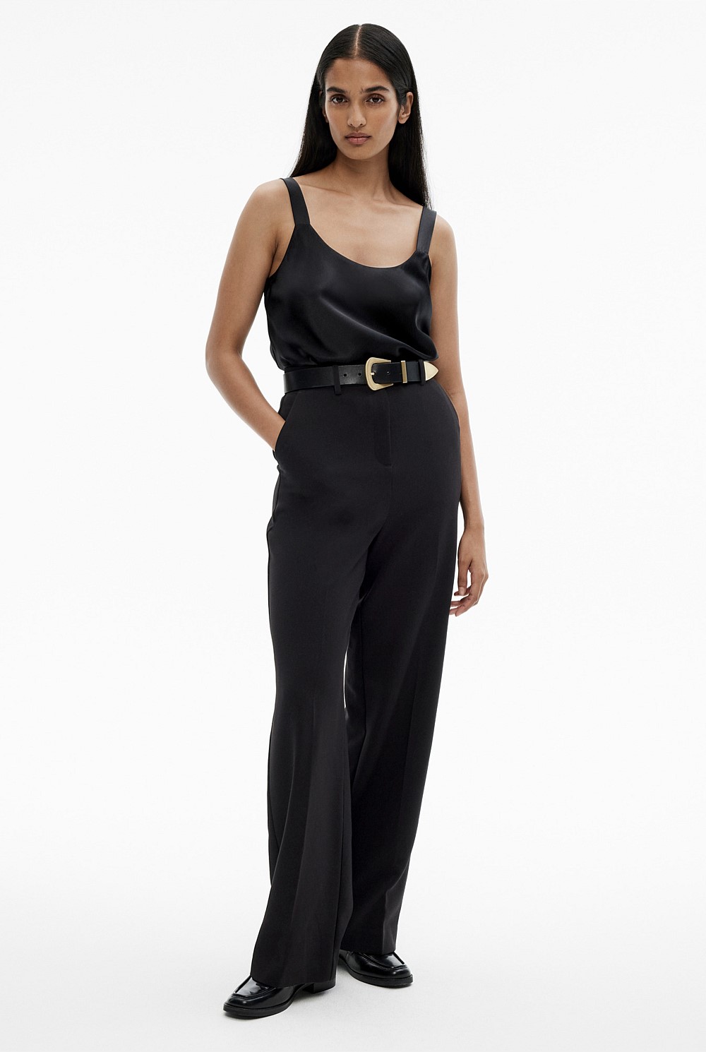 Silk Satin Scoop Camisole