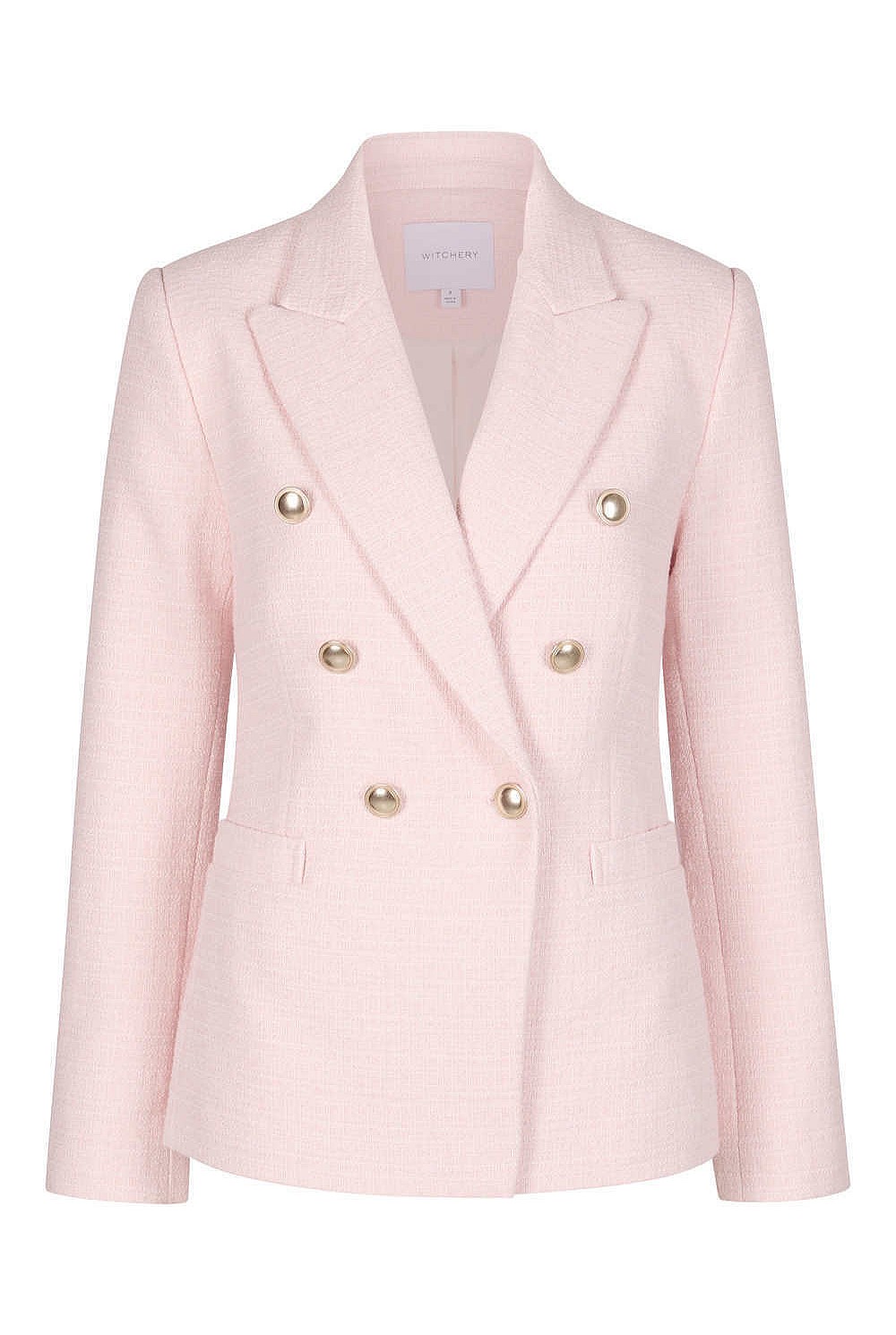 Boucle Double-Breasted Blazer