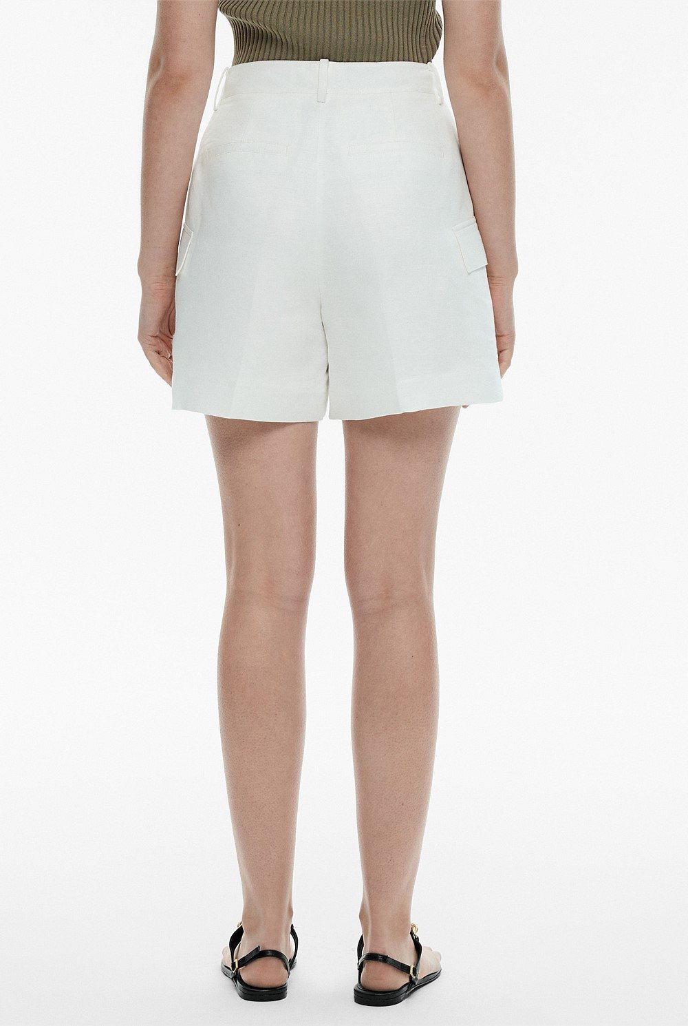 Linen Viscose Utility Short