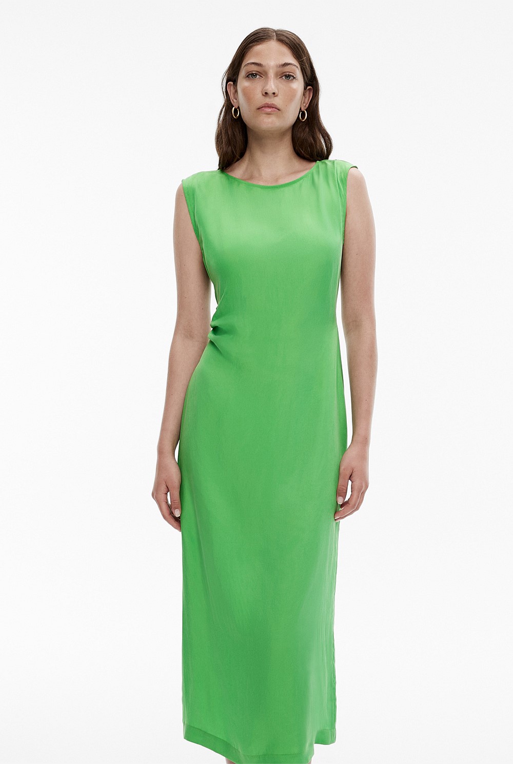 Cupro Sheath Dress