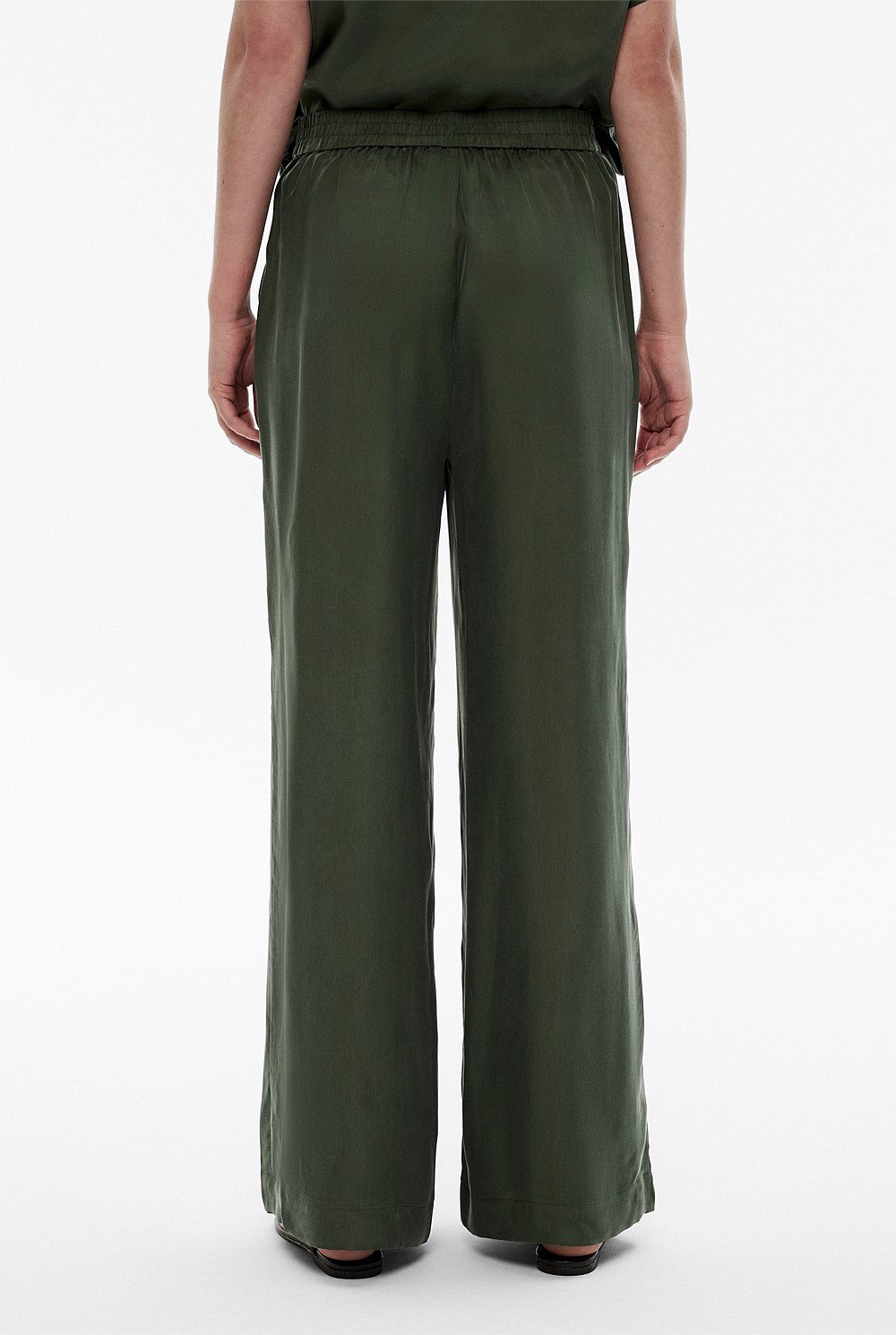 Cupro Pull On Pant