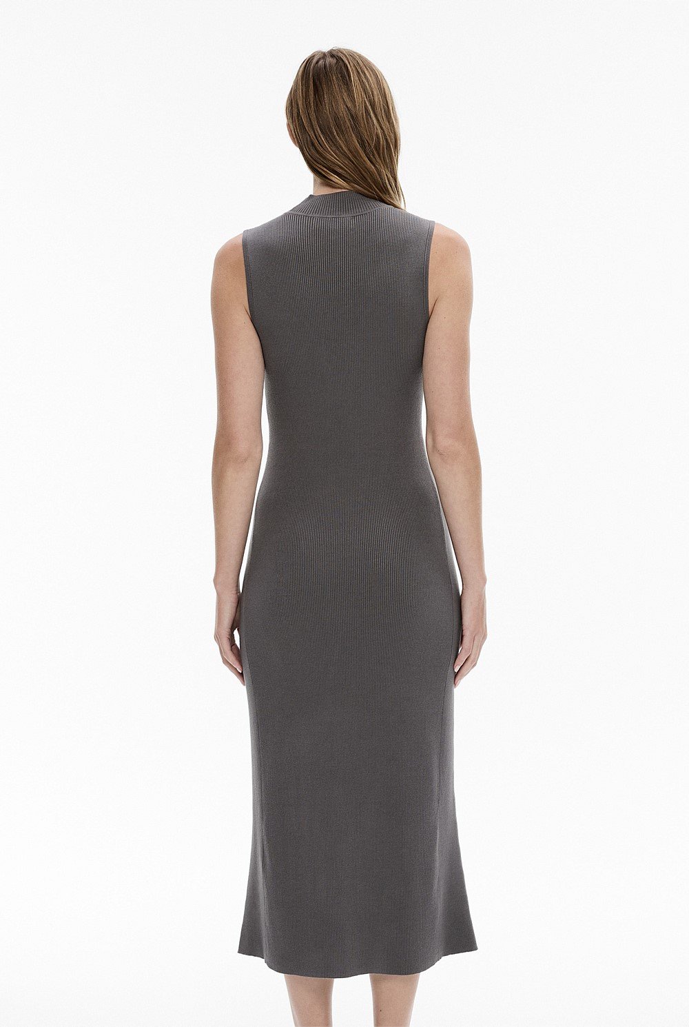 Keyhole Detail Knit Dress