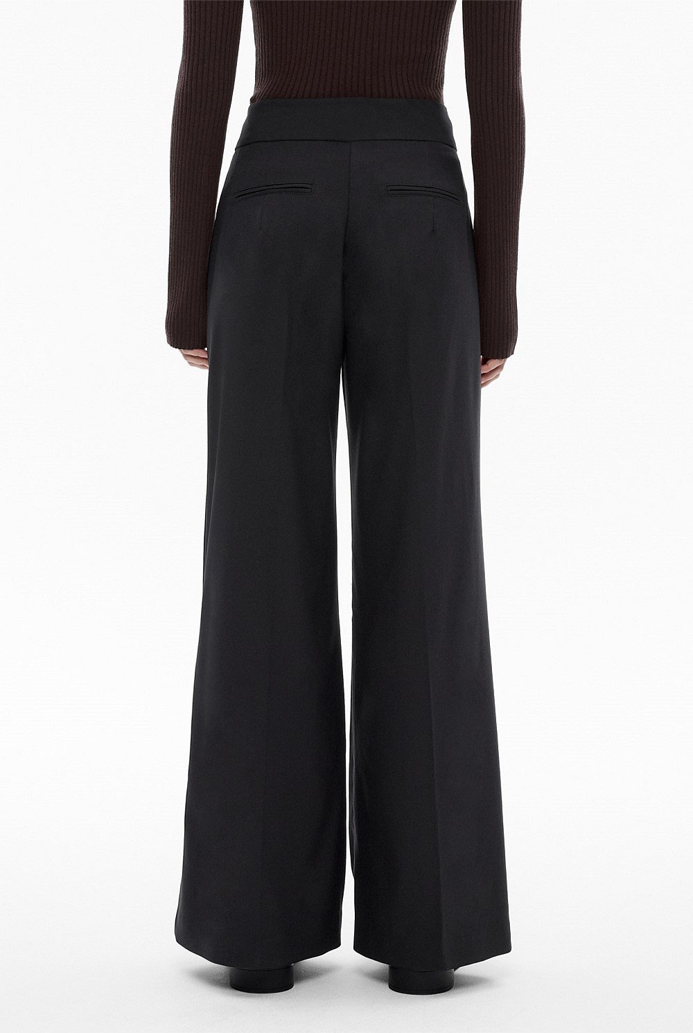 Full Length Wide Leg Trouser