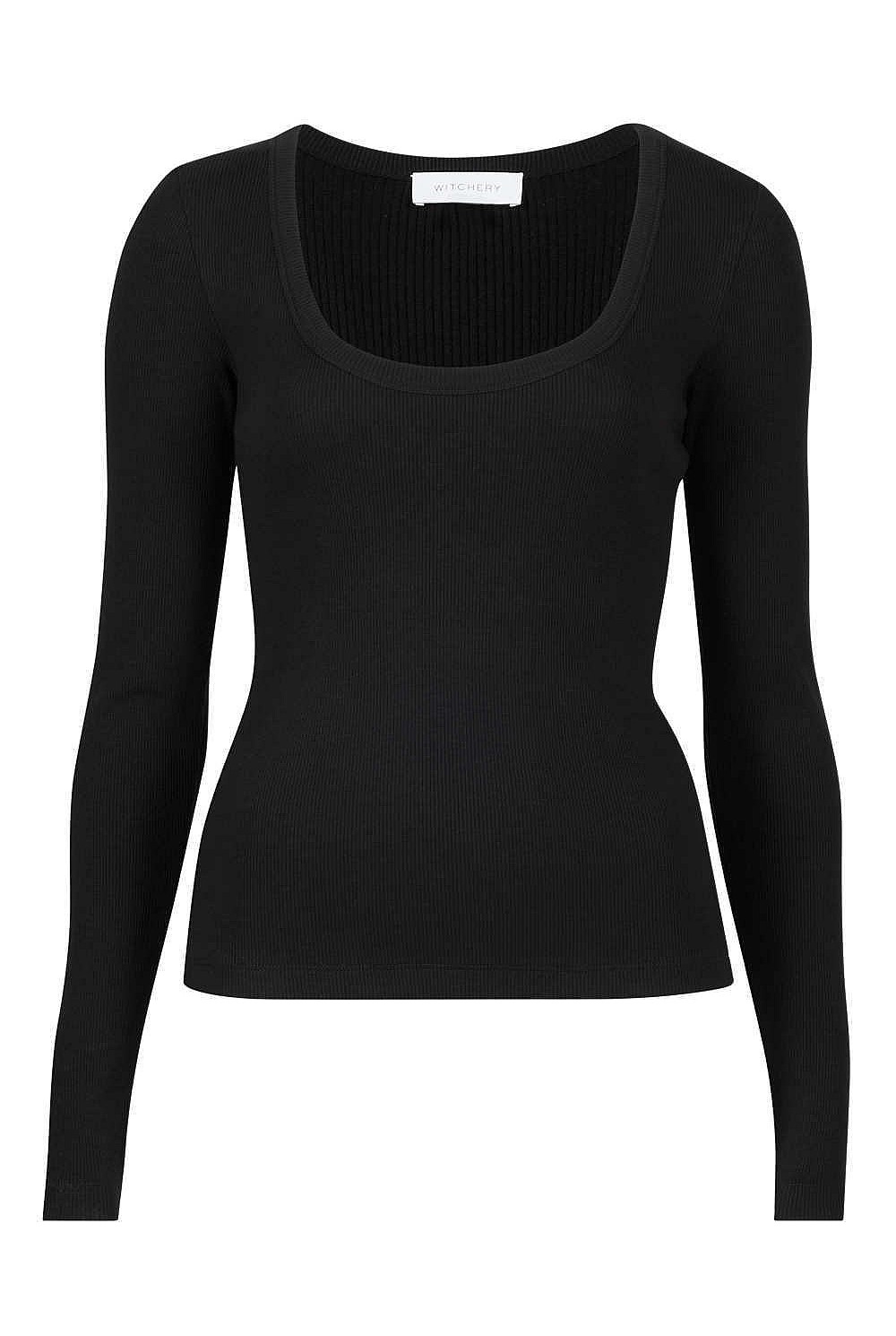 Scoop Neck Rib Top