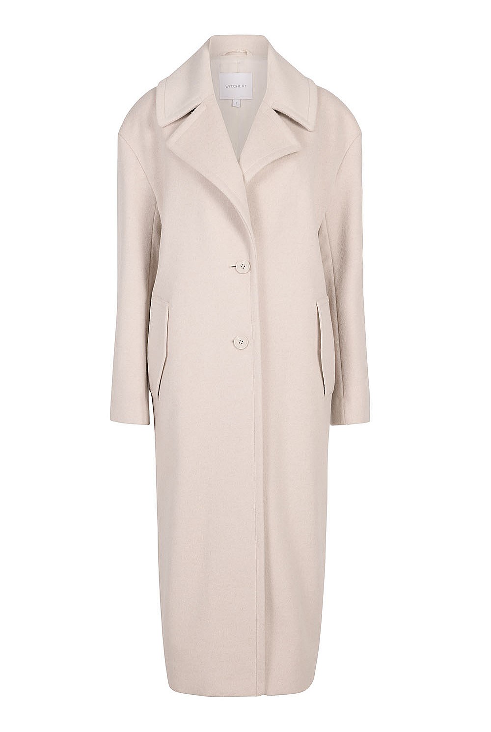 Wool Cashmere Lapel Coat