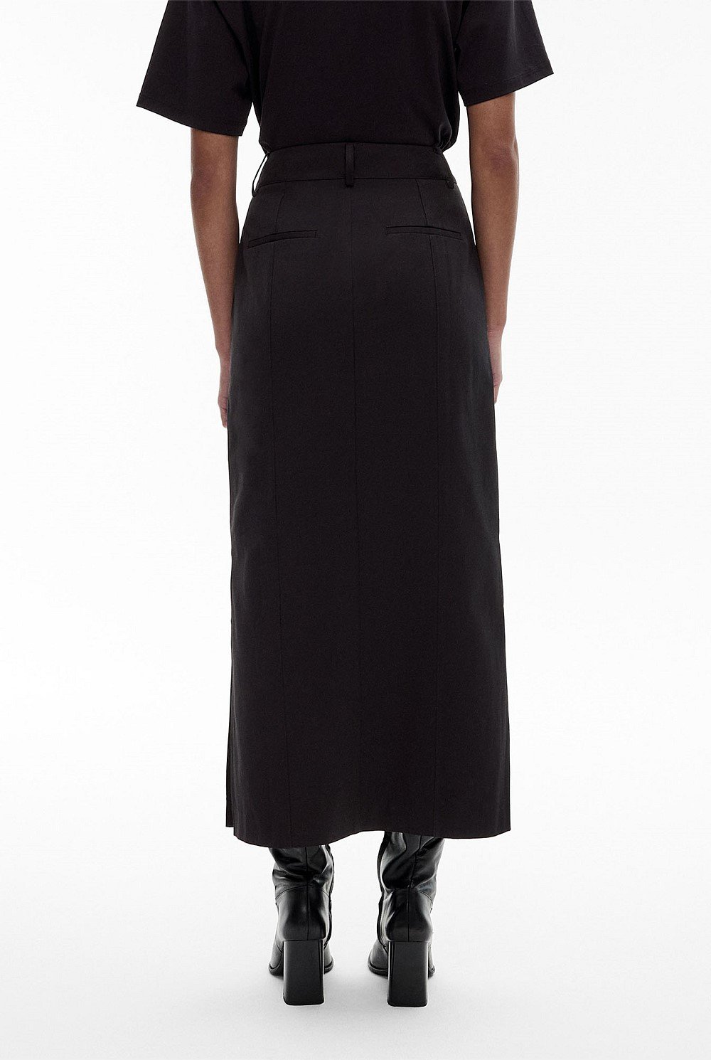 Seam Detail Maxi Skirt