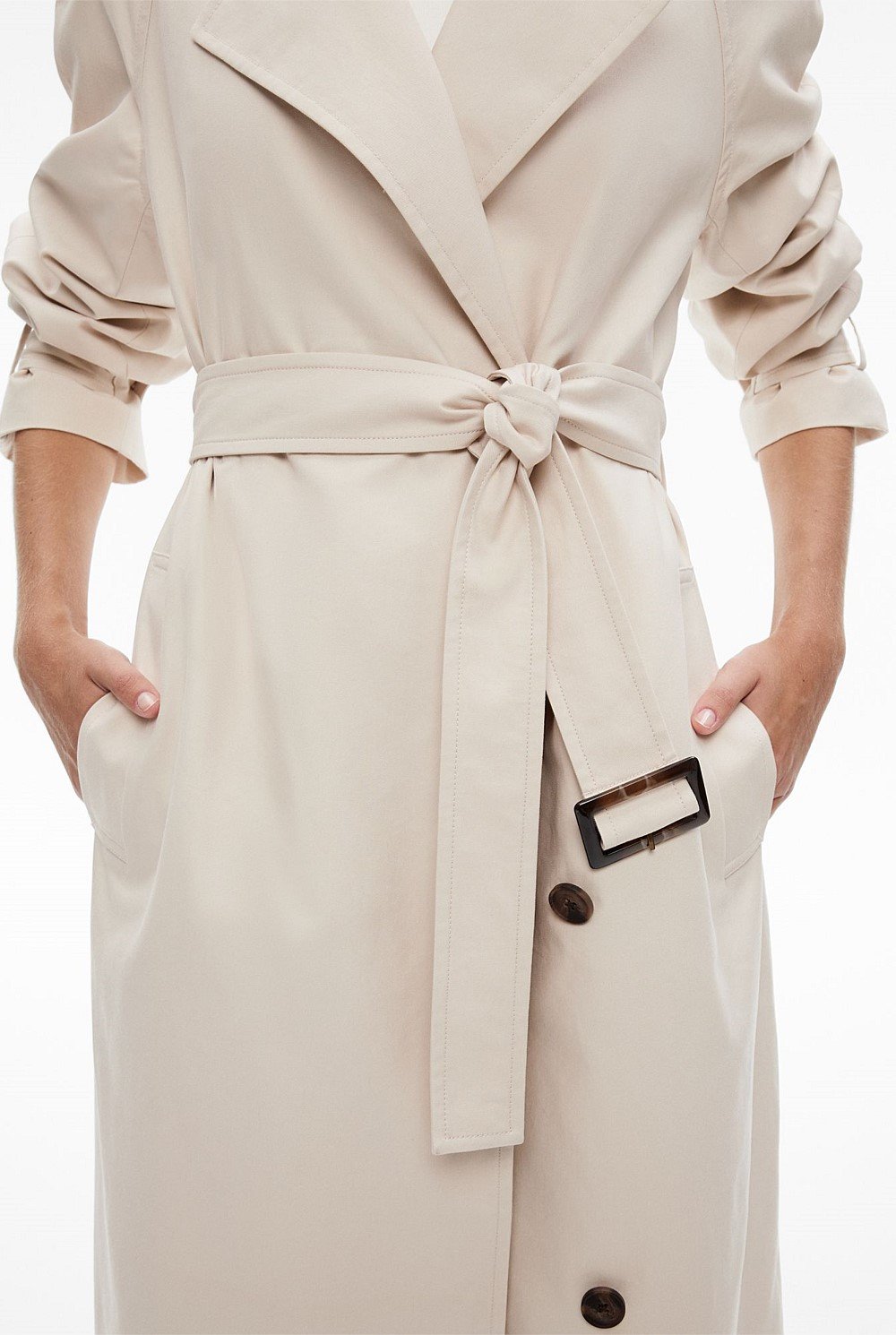 Double-Breasted Trench Coat