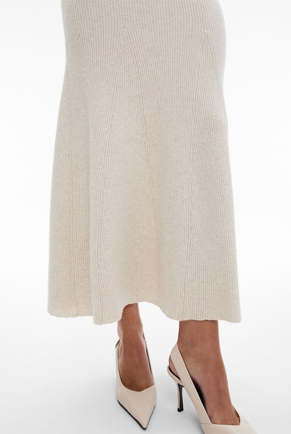 High Neck Knit Dress