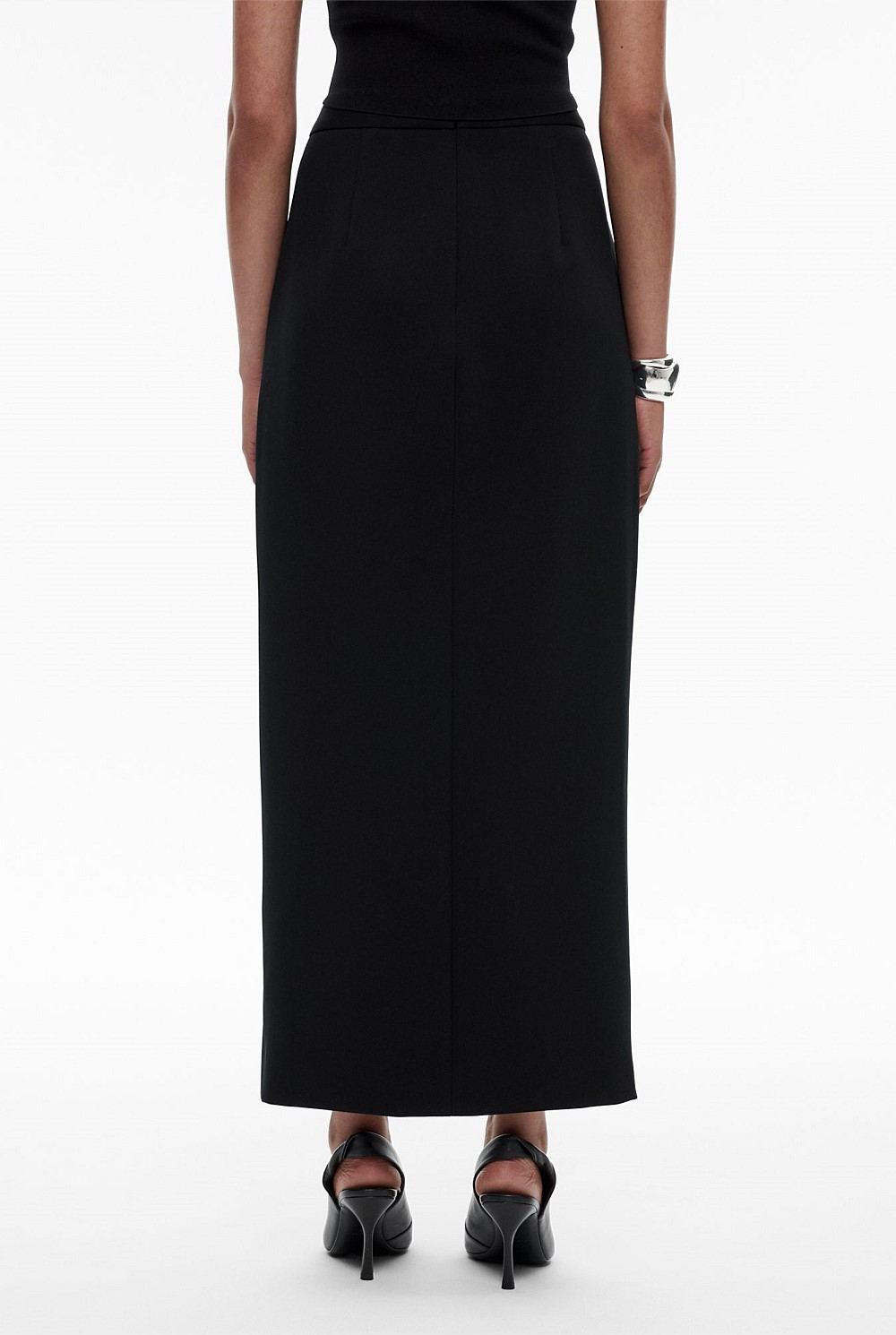 Split Front Maxi Skirt