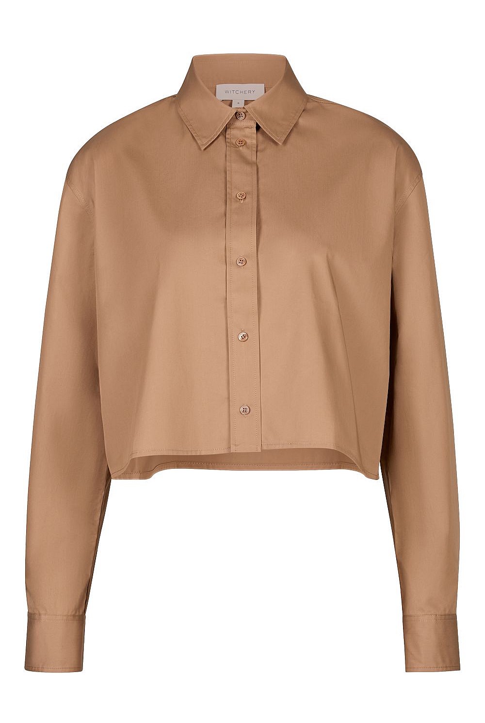 Cotton Cropped Shirt