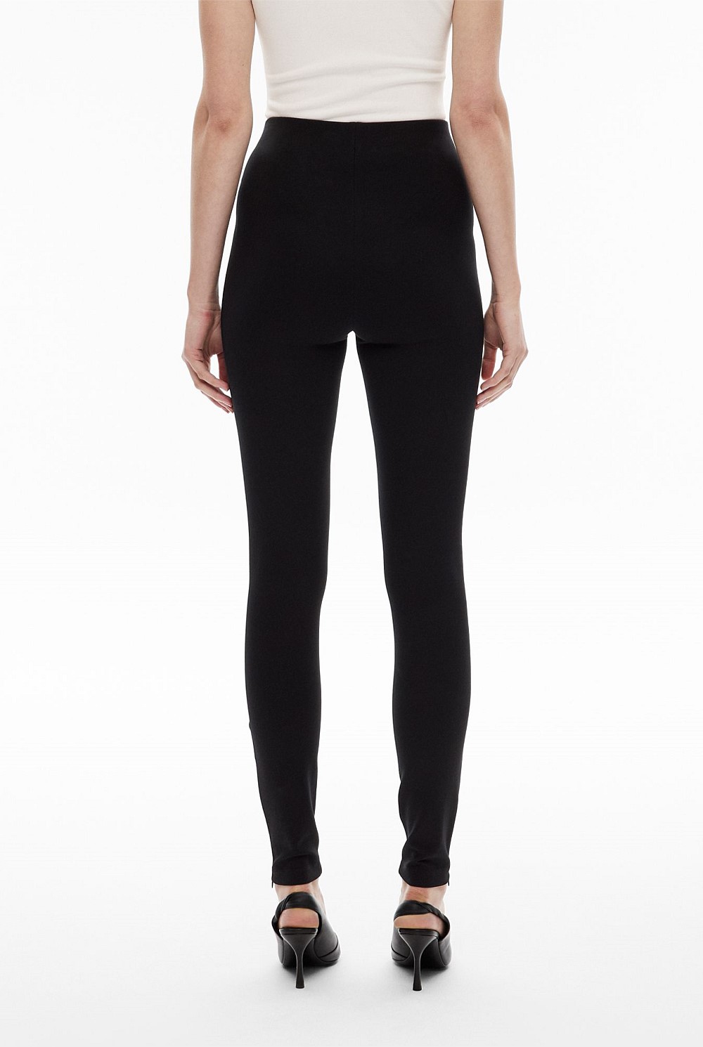 Zip Ponte Legging