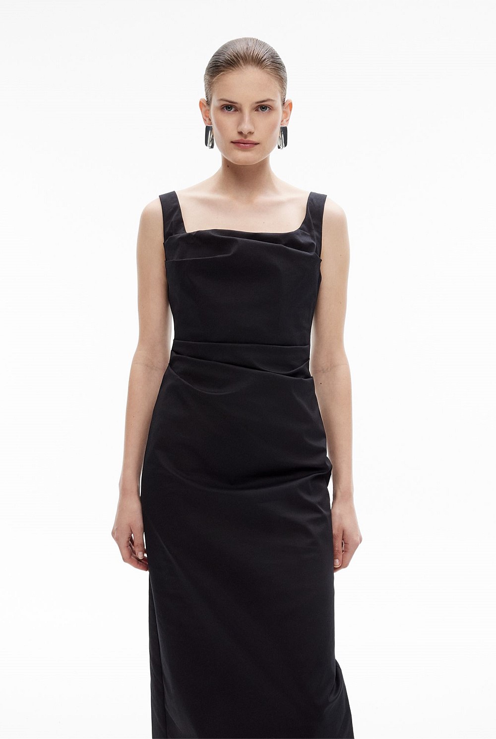 Ruched Midi Dress