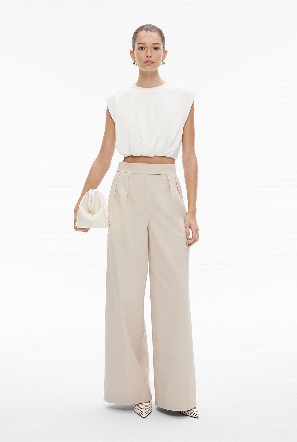 Waisted Pleat Trouser