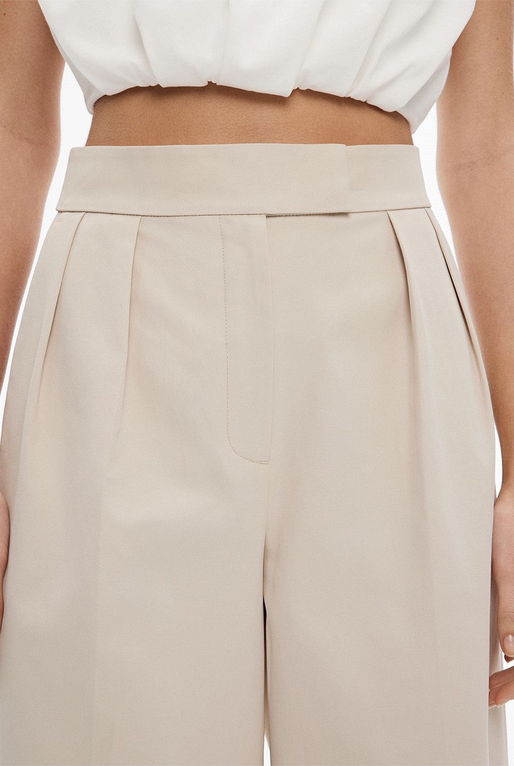 Waisted Pleat Trouser