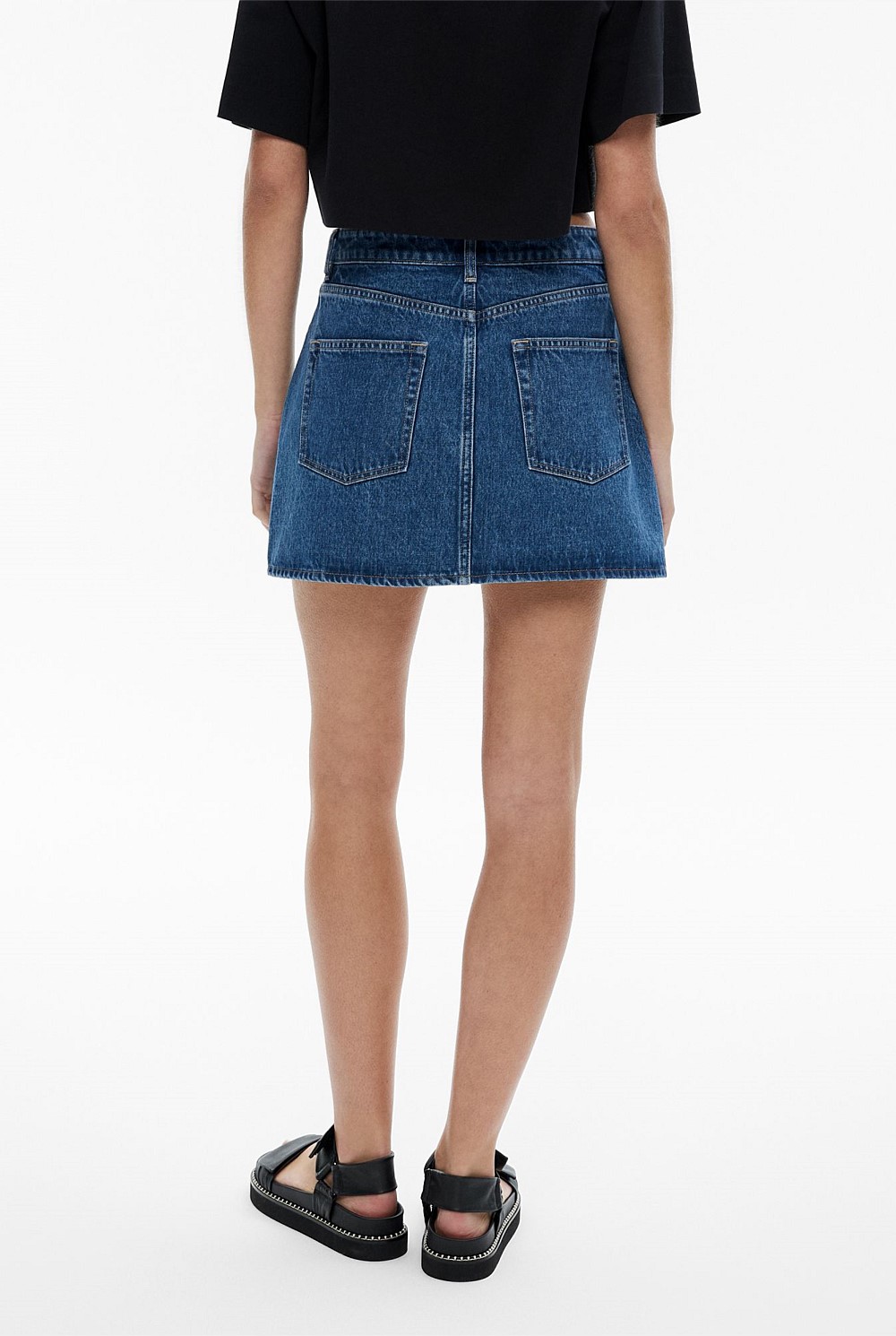 Denim Mini Skirt