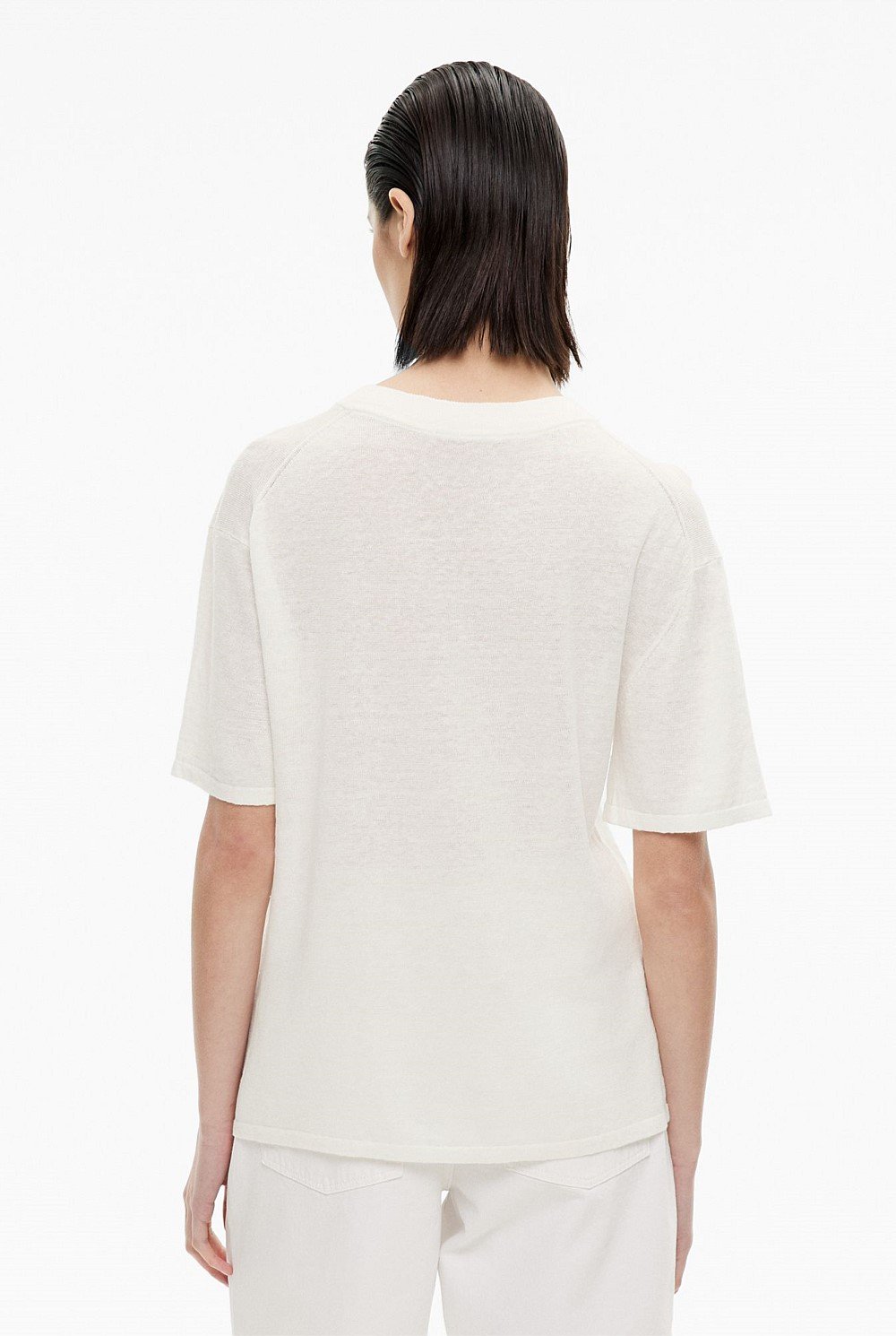 Linen Knit Tee