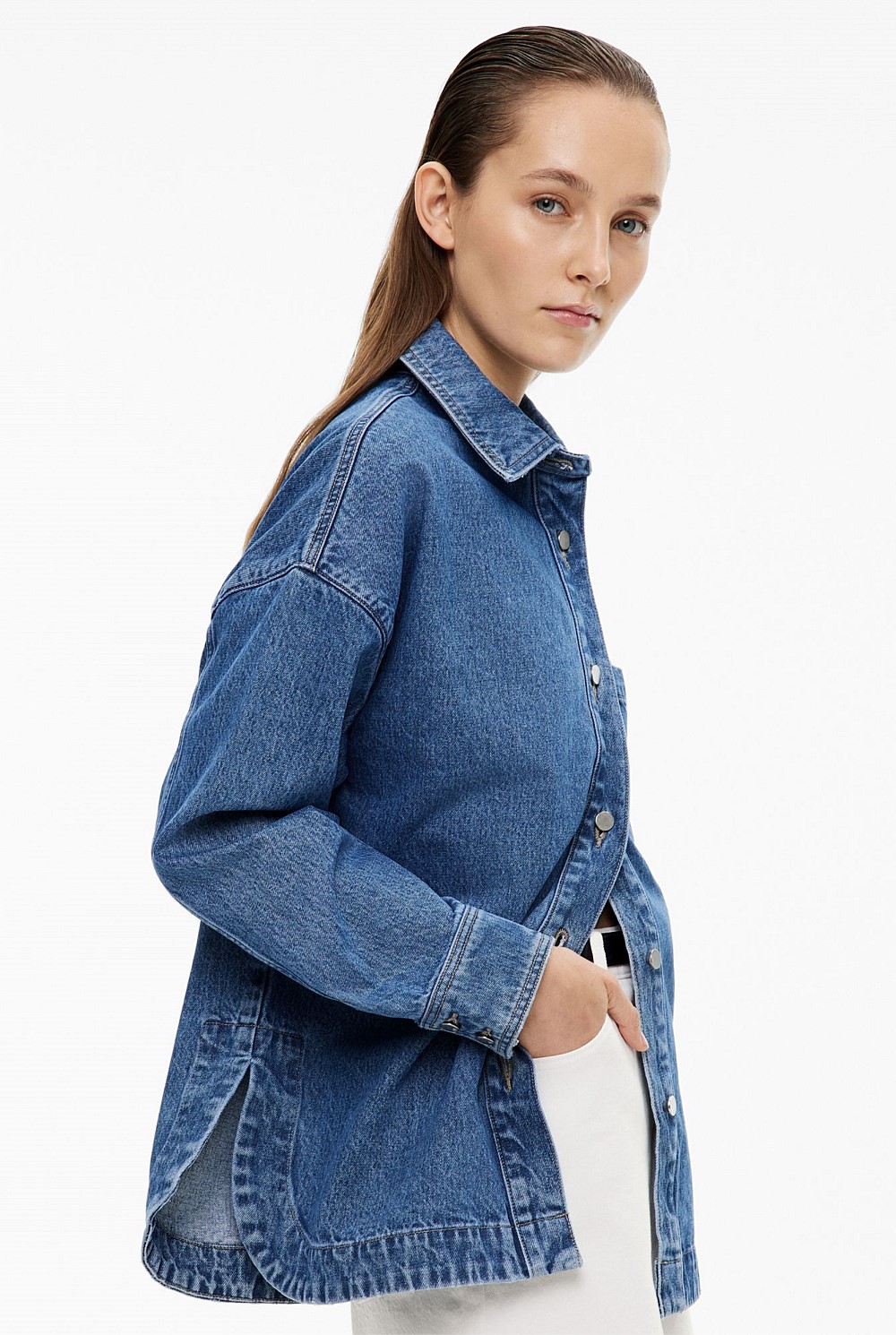 Denim Shacket