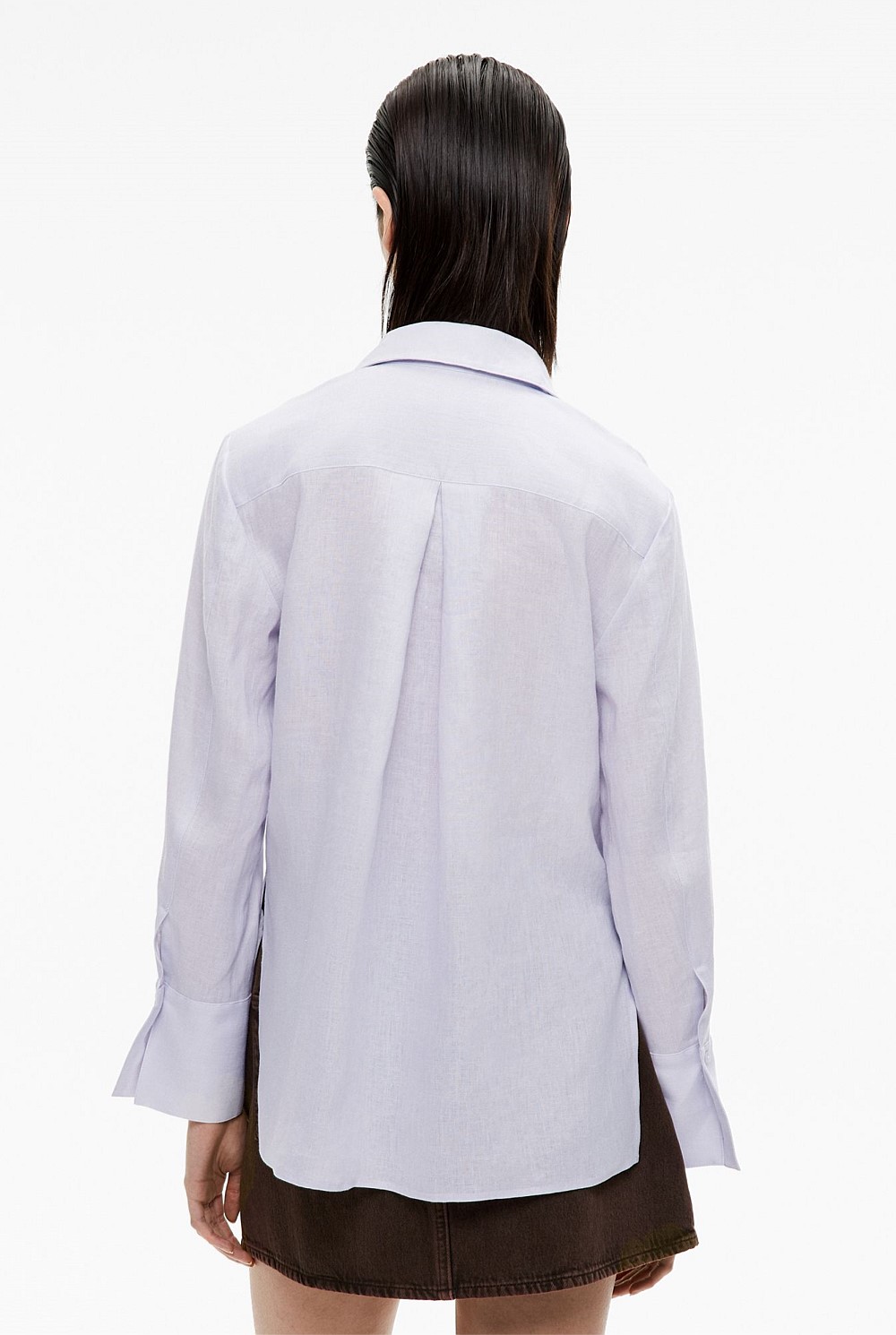 Linen Split Detail Shirt