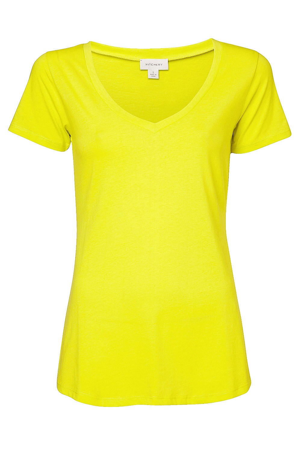 Cotton Basic V Neck Tee