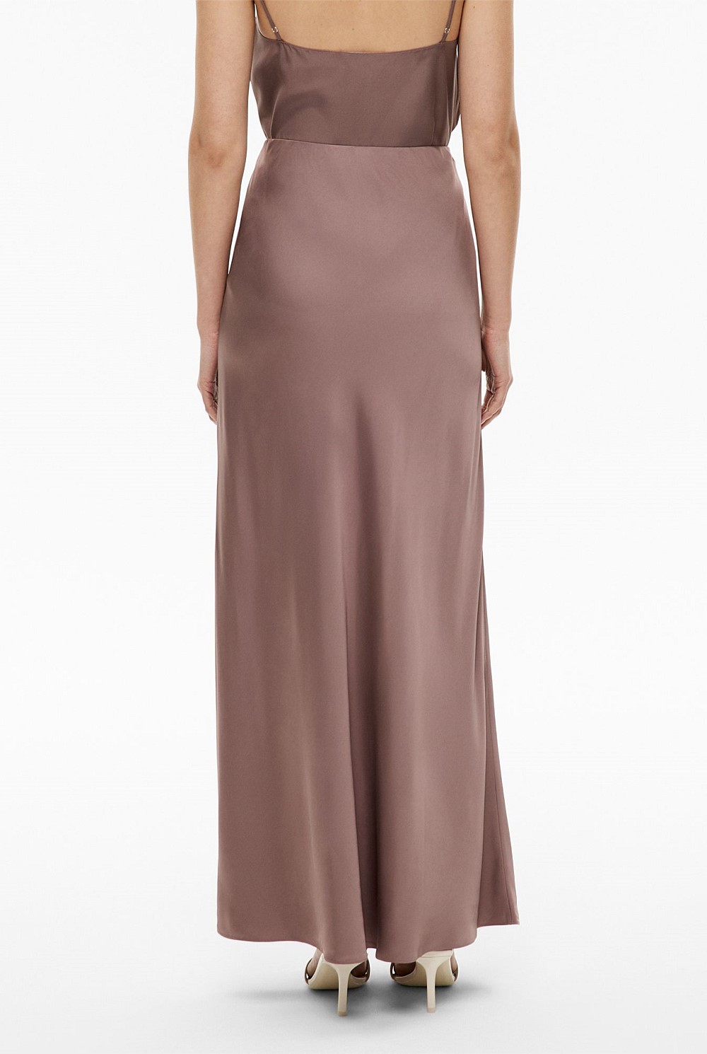 Bias Maxi Slip Skirt