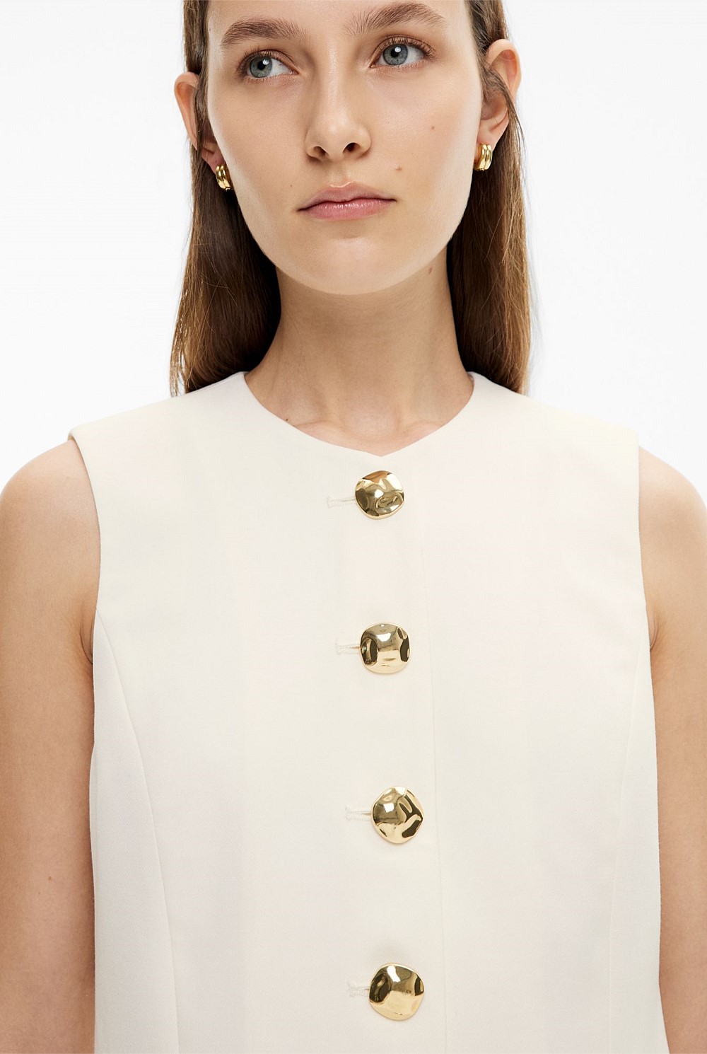 Button Detail Dress