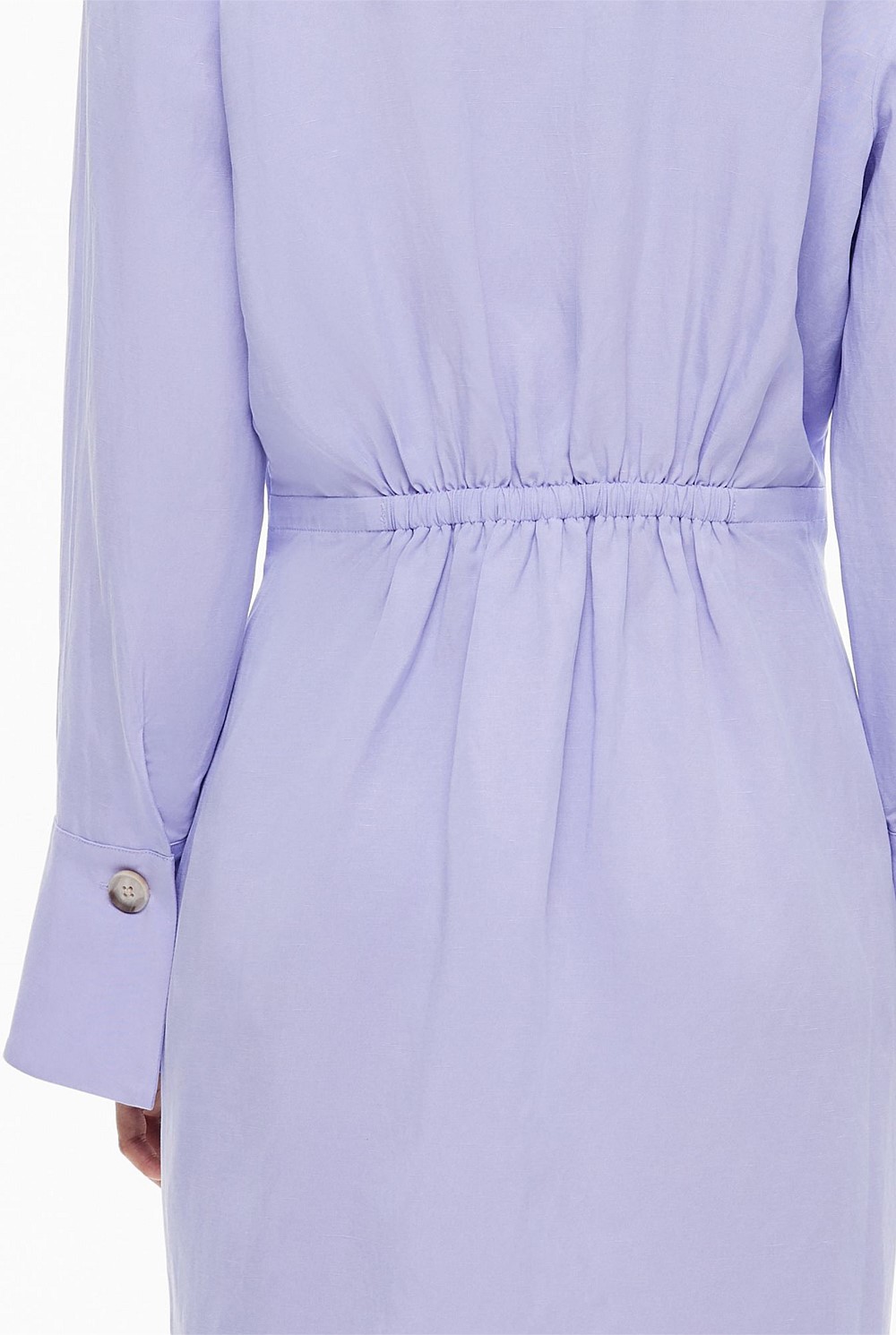 Long Sleeve Mini Shirt Dress