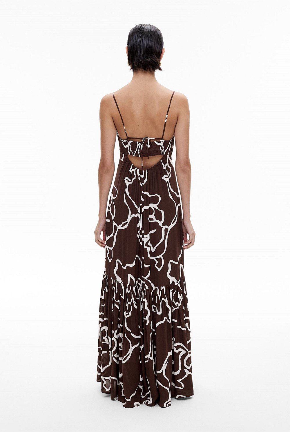 Gather Tier Maxi Dress