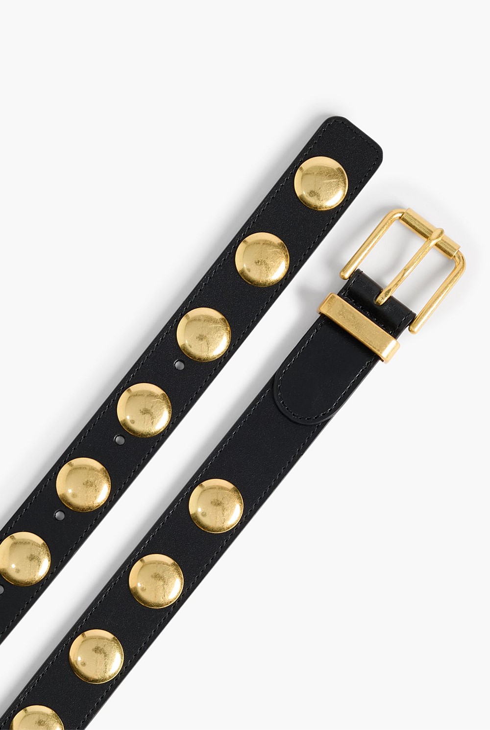 Studded Leather Belt