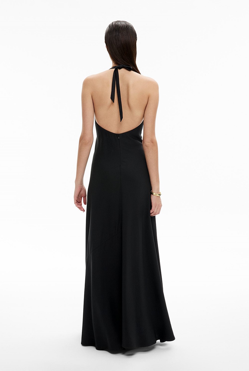 Maxi Tie Halter Dress