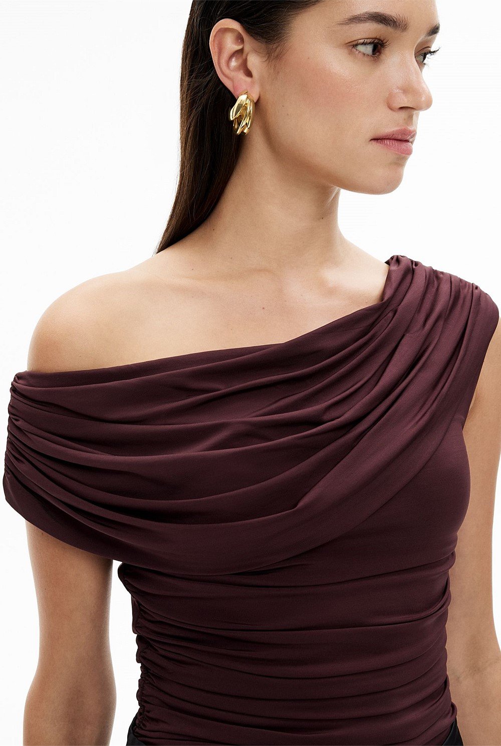 Drape Asymmetric Top