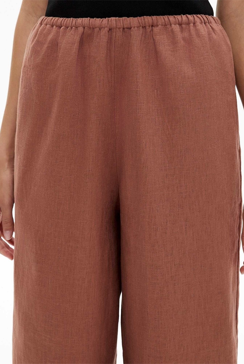 Linen Pull On Pant