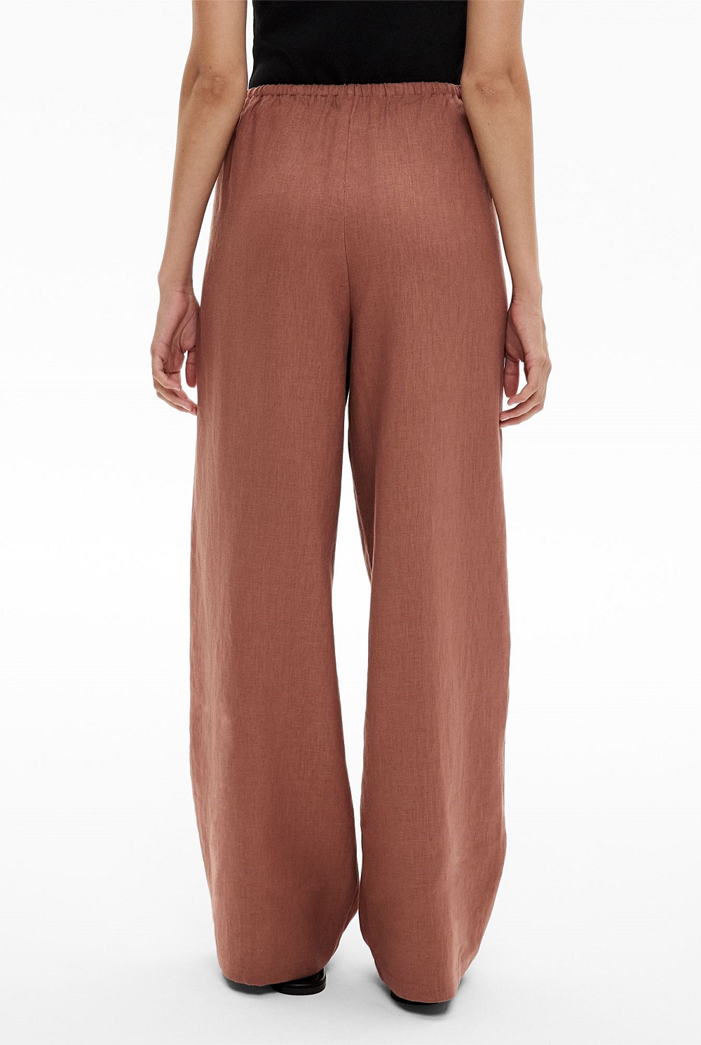 Linen Pull On Pant