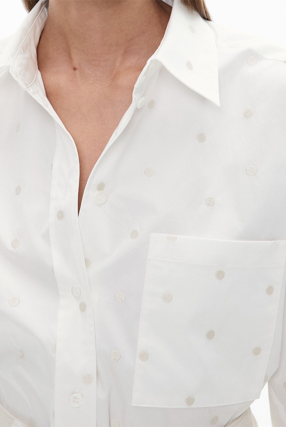 Embellished Spot Shirt