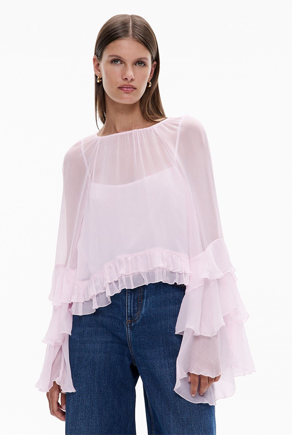 Ruffle Trim Shirt