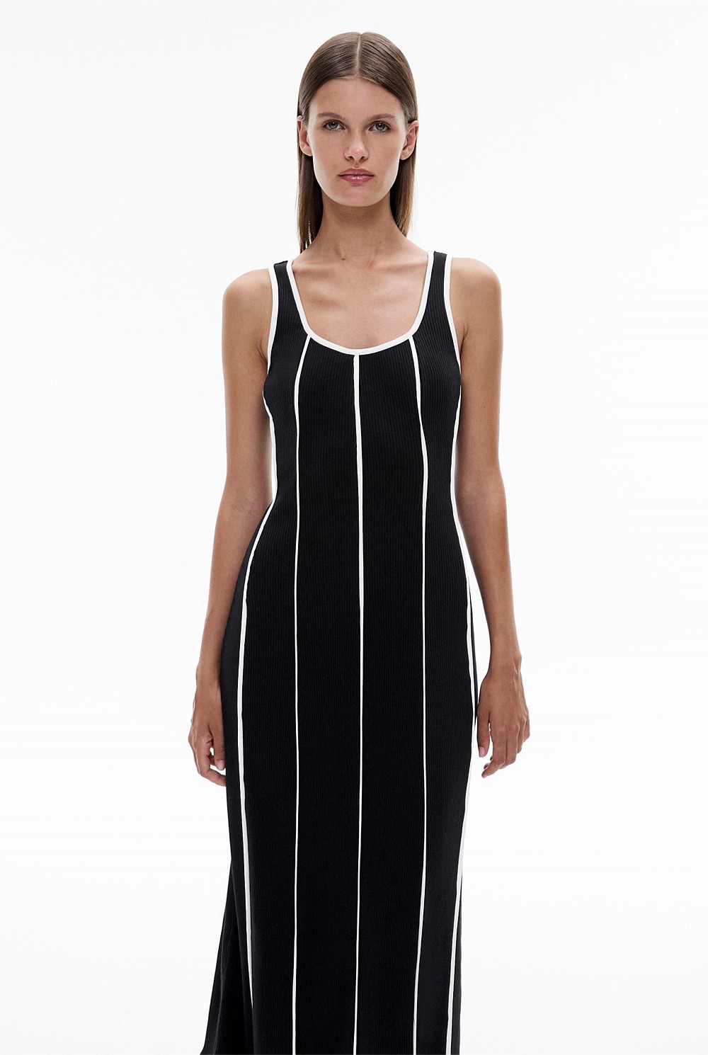 Contrast Bind Dress