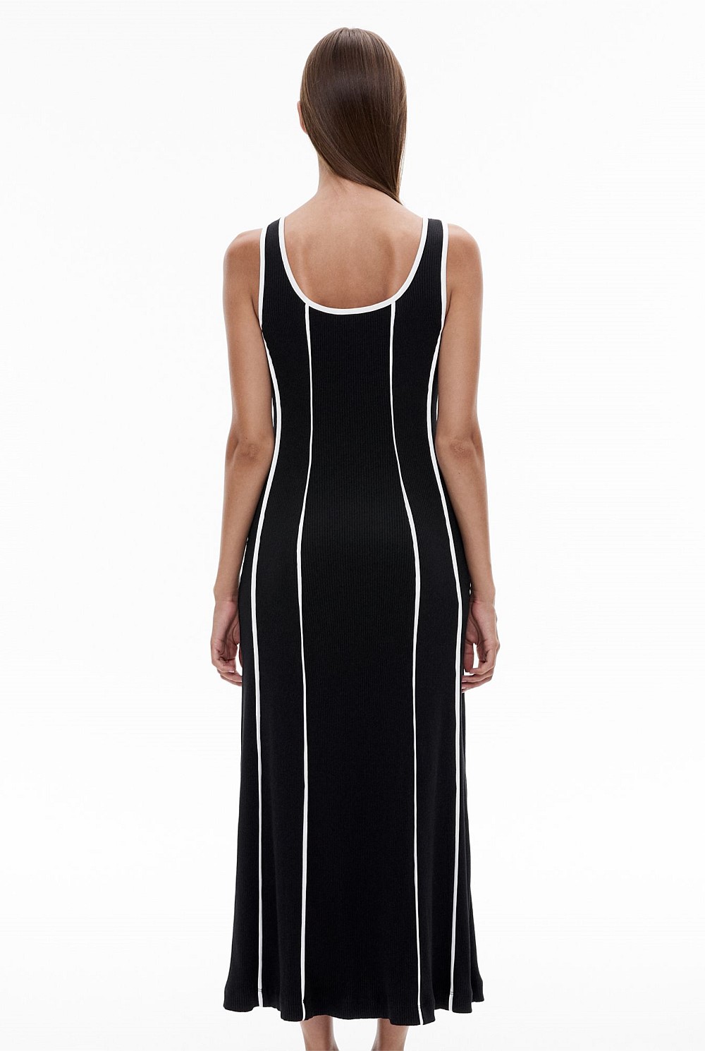 Contrast Bind Dress