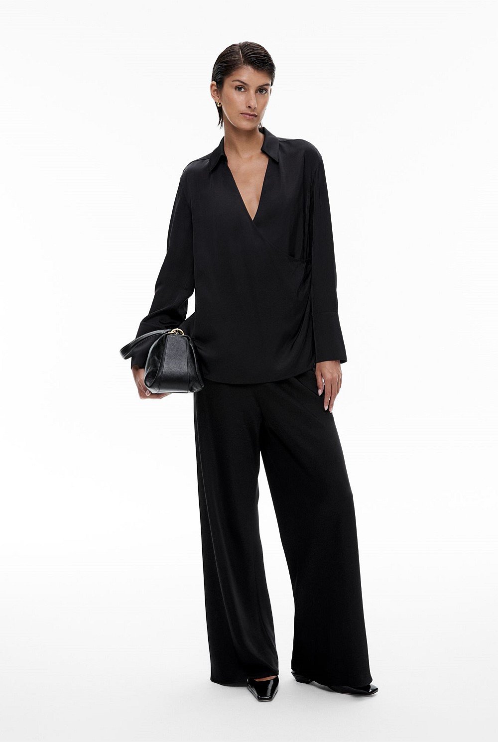 Drape Wrap Shirt