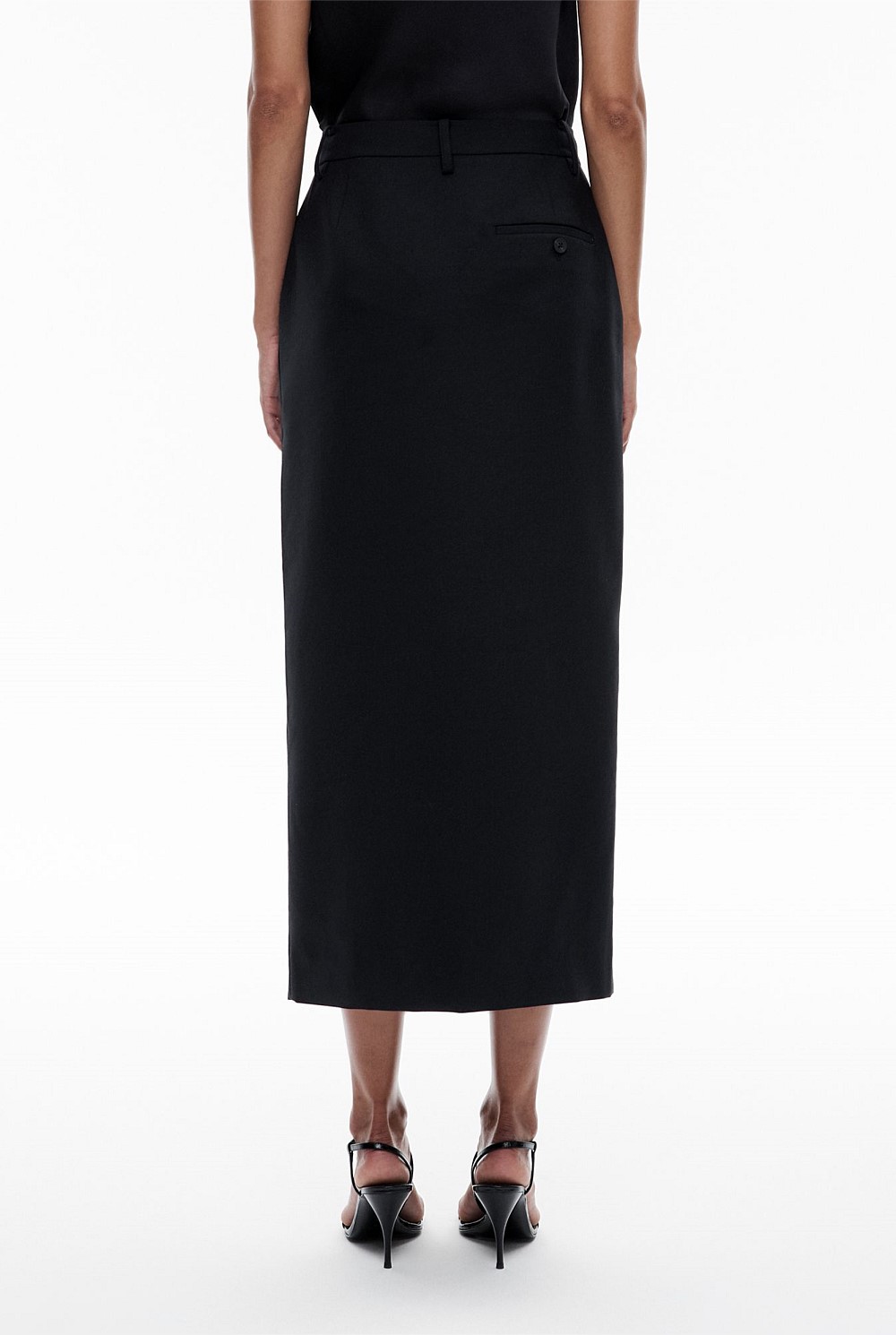 Tailored Midi Skirt